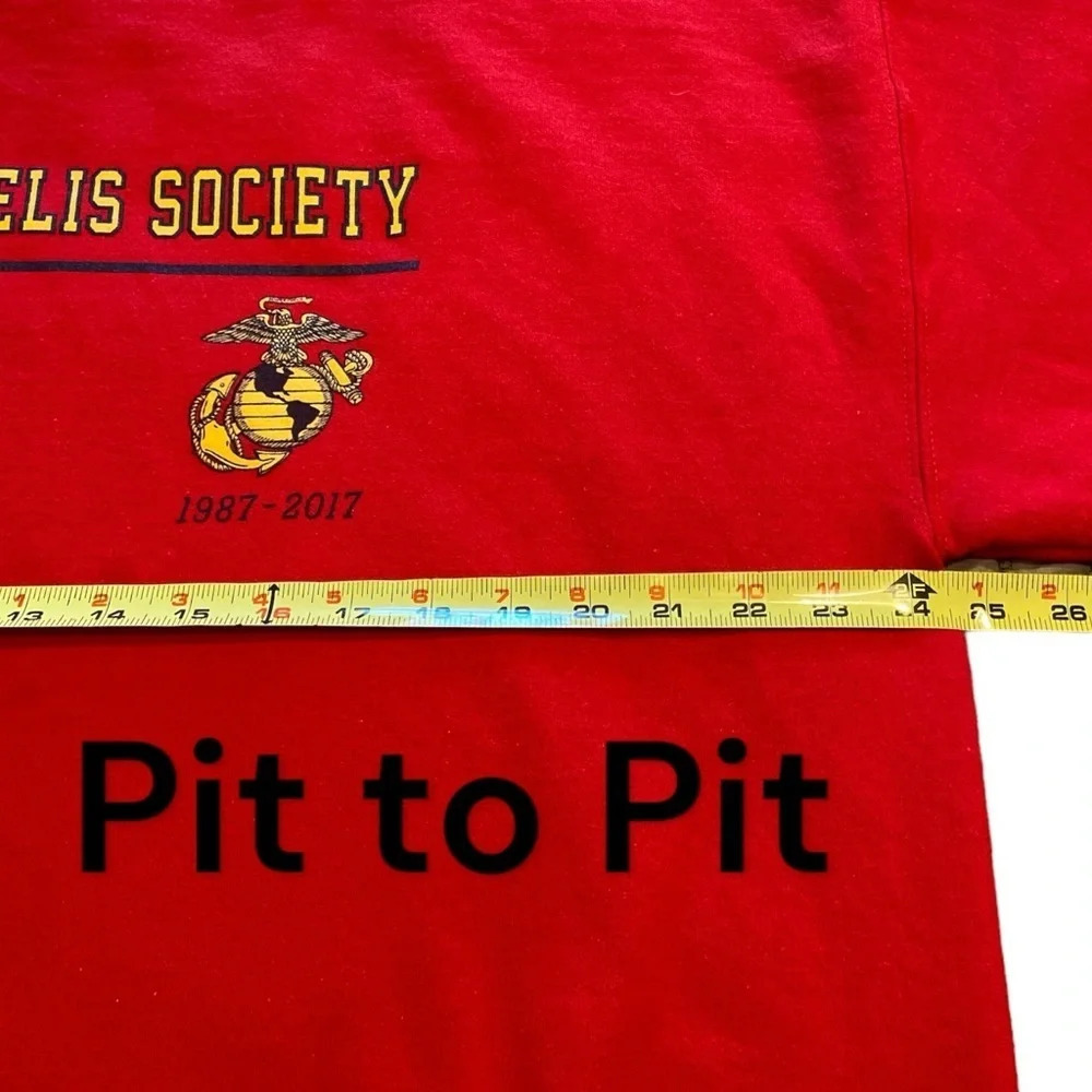 Semper Fidelis Society Red Men’s Extra Large Marine Corps View 5
